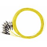 FO Pigtail FC, 9/125æm OS2, 2.0m, Easy Strip, yellow,4pcs