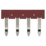 Accessory for PYF-PU/P2RF-PU, 7.75mm pitch, 4 Poles, Red color