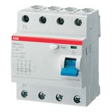 F204 AC-63/0.03-L Residual Current Circuit Breaker 4P AC type 30 mA