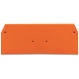 End and intermediate plate 2.5 mm thick orange