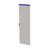 Sheet steel door for 1 door enclosure H=2000 W=600 mm