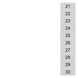 labeling plate, front, 21-30, termi...