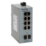 Switch, Unmanaged, 8 Ports, 2 Fiber Slots