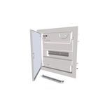 Compact distribution board-flush mounting, 1-rows, super-slim sheet steel door