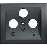 Thea Blu Accessory Black Sat Socket Trans (Sat-TV-Rd) (13dB)