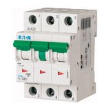 Miniature circuit breaker (MCB), 6 A, 3p, characteristic: B