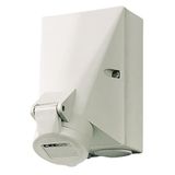 Mennekes Wall mounted recept., 32A3p12h, IP44 598