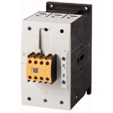 Safety contactor, 380 V 400 V: 75 kW, 2 N/O, 2 NC, 110 V 50 Hz, 120 V 60 Hz, AC operation, Screw terminals, integrated suppressor circuit in actuating