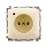 5599A-A02357 C Socket outlet with earthing pin, shuttered, with surge protection