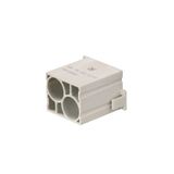 Module insert for industrial connector, Series: ConCept module, Crimp 