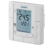 RDE410/EH - Flush-mount room thermostats with auto timer