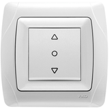 Carmen White One Button Blind Control Switch