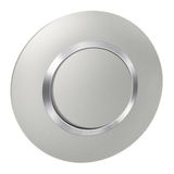 Switch or two-way switch dooxie 10AX 250V~ delivered with round aluminum plate with chrome effect ring