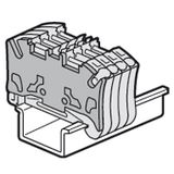 End cap Viking 3 - fr spring terminal blocks - pitch 5 - 1 entry/2 outlets