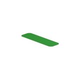 Device marking, halogen-free, Self-adhesive, 27 mm, Polyester, green