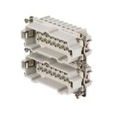 Contact insert (industry plug-in connectors), Male, 500 V, 16 A, Numbe