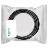 BUS CABLE ANGLED M12-B MALE-FEMALE, 0.3M