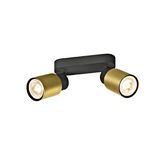 PURI 2.0 Tube  long  max 2x 6W GU10 black / gold