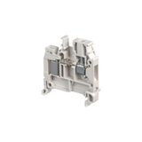 D4/6,ADO,EX, FEED THROUGH, SCREW CLAMP TERMINAL BLOCK, 12AWG, 4MM. GRAY