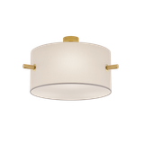 Camden ceiling lamp 3xE27 matt brass