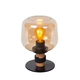 ILONA Table lamp-Amber-Ø18-1xE27-40W-Glass