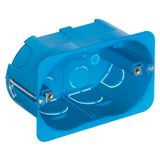 Flush-mount box 3M f/hollow walls blue