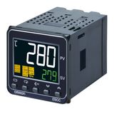 Temperature controller, 1/16DIN (48 x 48mm), 12 VDC pulse output, 2 x E5CC1196R