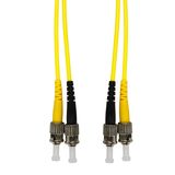 FO Patchcord Duplex ST/ST, 9/125æm OS2, LS0H-3, yellow, 5.0m