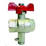 N/A Single - Ball valve Rp ½" for sensor DS M10x1 mm, length 27.5 mm or Ø 5.2x45 mm