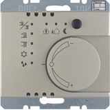 Thermostat with push-button interface, Arsys, stainless steel, lacquer