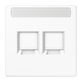 Centre plate for MJ f. 2 sockets LS1969-2NAATWW