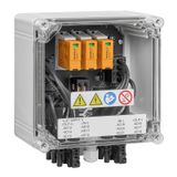 Combiner Box (Photovoltaik), 1100 V, 1 MPP, 3 Inputs / 3 Outputs per M