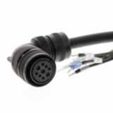 Servo motor power cable, 3 m, with brake, 900 W-1.5 kW