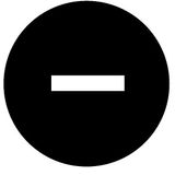 Button plate, raised black, -