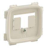 Cover plate Valena Allure - TAE/TDO socket cover - ivory