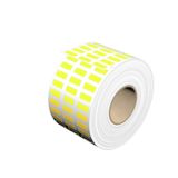 Device marking, Self-adhesive, halogen-free, 15 mm, Polyester, yellow