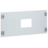 Metal faceplate XL³ 800/4000 - 1 DPX 630 horizontal - 1/4 turn - 24 mod
