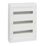 Distribution cabinet XL³ 125 - 3 rows - 54 modules - surface mounting