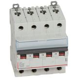 DX³6000 10kA high inlet and low outlet screw circuit breaker 4P 400~ - 32A - curve D - for traditional HX³ comb