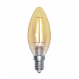 LED Bulb Filament E14 4W B35 2200K GOLD iLight