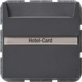 hotel-card 2-way m-c (ill.) in.sp. System 55 anthra.