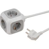 ALEA-Power cube block 4-way, 1.4m H05VV-F 3G1.5