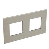 French and German standard plate square version 2x2 modules - champagne