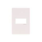 N1371 BL Frame - 1-gang / 3-modules - White