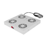 Roof Fan-unit 4 fans for S-RACK, Freestanding, switch on/off