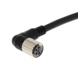 Sensor cable, M8 right-angle socket (female), 4-poles, PVC standard ca