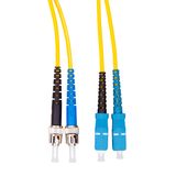 FO Patchcord Duplex ST/SC, 9/125æm OS2, LS0H-3, yellow, 2.0m