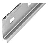 DIN Rail, Slotted, Zinc Plated Steel, 35mm x 7.5mm x 1m