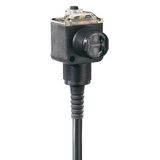 Allen-Bradley 42EF-S1JBA-F4 PHOTOSWITCH Photoelectric Sensor, RightSight, Sharp Cutoff Diffuse, Infred, DC - Light Operate, Both Sink (NPN) and Source (PNP), 4-pin DC Micro QD on 152mm (6in) pigtail