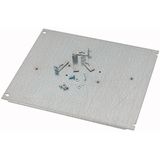 Mounting plate, +mounting kit, for GS 2, vertical, 3p, HxW=400x600mm